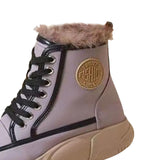 Maxbell Womens Snow Boots Short Boots Comfortable Ankle Booties Fashion Winter Violet 39
