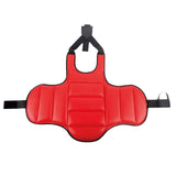 Maxbell Karate Chest Guard Sanda Women Men Kids Kickboxing Taekwondo Protector Vest Red Blue XS