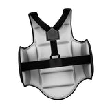 Maxbell Karate Chest Guard Sanda Women Men Kids Kickboxing Taekwondo Protector Vest Black S