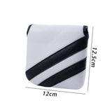 Maxbell PU Golf Club Headcover Training Equipment Golf Mallet Putter Head Cover White