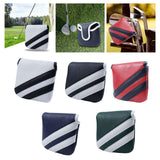 Maxbell PU Golf Club Headcover Training Equipment Golf Mallet Putter Head Cover White