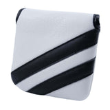 Maxbell PU Golf Club Headcover Training Equipment Golf Mallet Putter Head Cover White