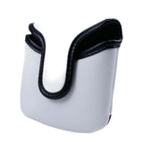 Maxbell PU Golf Club Headcover Training Equipment Golf Mallet Putter Head Cover White