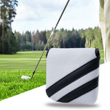 Maxbell PU Golf Club Headcover Training Equipment Golf Mallet Putter Head Cover White