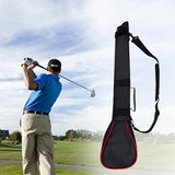 Maxbell Golf Carry Bag Foldable Golf Club Bag Convenient Collapsible Black Color