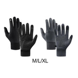 Maxbell Men Winter Touch Screen Comfortable Full Finger for Biking Outdoor Black Medium