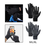 Maxbell Men Winter Touch Screen Comfortable Full Finger for Biking Outdoor Black Medium