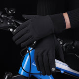Maxbell Men Winter Touch Screen Comfortable Full Finger for Biking Outdoor Black Large