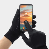 Maxbell Men Winter Touch Screen Comfortable Full Finger for Biking Outdoor Black Large