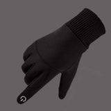 Maxbell Men Winter Touch Screen Comfortable Full Finger for Biking Outdoor Black XL