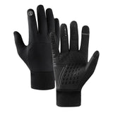 Maxbell Men Winter Touch Screen Comfortable Full Finger for Biking Outdoor Black XL