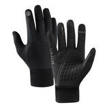 Maxbell Men Winter Touch Screen Comfortable Full Finger for Biking Outdoor Black XL