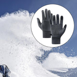 Maxbell Men Winter Touch Screen Comfortable Full Finger for Biking Outdoor Gray Medium