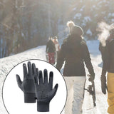 Maxbell Men Winter Touch Screen Comfortable Full Finger for Biking Outdoor Gray Medium