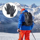 Maxbell Men Winter Touch Screen Comfortable Full Finger for Biking Outdoor Gray Large