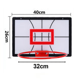 Maxbell Portable Kids Basketball Hoop with Backboard Office Youth Bedroom Outside  Hoop 32cm