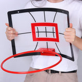 Maxbell Portable Kids Basketball Hoop with Backboard Office Youth Bedroom Outside  Hoop 32cm