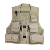 Maxbell Sleeveless Jacket with Pockets Utility Vest Fishing Vest for Adults Outdoor M