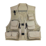 Maxbell Sleeveless Jacket with Pockets Utility Vest Fishing Vest for Adults Outdoor 3XL