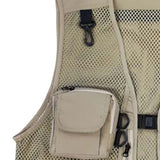 Maxbell Sleeveless Jacket with Pockets Utility Vest Fishing Vest for Adults Outdoor 3XL