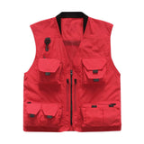 Maxbell Casual Fishing Vest Mesh Hiking Clothes Fishermen Outdoor Costume Mens L