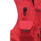 Maxbell Casual Fishing Vest Mesh Hiking Clothes Fishermen Outdoor Costume Mens L