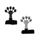 Maxbell Hand Grip Strengthener Silicone for Rock Climbing Carpal Tunnel Guitar black