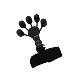 Maxbell Hand Grip Strengthener Silicone for Rock Climbing Carpal Tunnel Guitar black