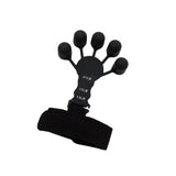 Maxbell Hand Grip Strengthener Silicone for Rock Climbing Carpal Tunnel Guitar black