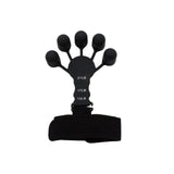 Maxbell Hand Grip Strengthener Silicone for Rock Climbing Carpal Tunnel Guitar black