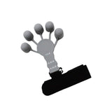 Maxbell Hand Grip Strengthener Silicone for Rock Climbing Carpal Tunnel Guitar gray
