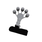 Maxbell Hand Grip Strengthener Silicone for Rock Climbing Carpal Tunnel Guitar gray