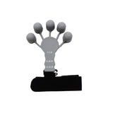 Maxbell Hand Grip Strengthener Silicone for Rock Climbing Carpal Tunnel Guitar gray