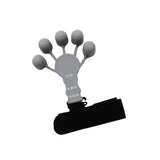 Maxbell Hand Grip Strengthener Silicone for Rock Climbing Carpal Tunnel Guitar gray