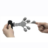 Maxbell Hand Grip Strengthener Silicone for Rock Climbing Carpal Tunnel Guitar gray