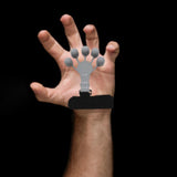 Maxbell Hand Grip Strengthener Silicone for Rock Climbing Carpal Tunnel Guitar gray