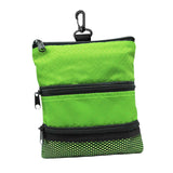 Maxbell Portable Golf Ball Bag Sports Holder Waterproof Golf Accessory Carrier Green