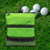 Maxbell Portable Golf Ball Bag Sports Holder Waterproof Golf Accessory Carrier Green