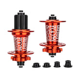 Maxbell Bicycle Front Rear Disc Brake Hubs Aluminium Alloy 32Hole Mountain Bike Hubs Red HG