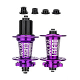 Maxbell Bicycle Front Rear Disc Brake Hubs Aluminium Alloy 32Hole Mountain Bike Hubs Purple HG