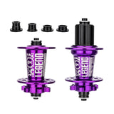 Maxbell Bicycle Front Rear Disc Brake Hubs Aluminium Alloy 32Hole Mountain Bike Hubs Purple HG