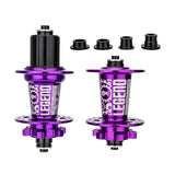 Maxbell Bicycle Front Rear Disc Brake Hubs Aluminium Alloy 32Hole Mountain Bike Hubs Purple HG