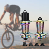 Maxbell Bicycle Front Rear Disc Brake Hubs Aluminium Alloy 32Hole Mountain Bike Hubs Colorful HG