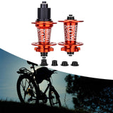 Maxbell Bicycle Front Rear Disc Brake Hubs Aluminium Alloy 32Hole Mountain Bike Hubs Red XD