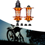 Maxbell Bicycle Front Rear Disc Brake Hubs Aluminium Alloy 32Hole Mountain Bike Hubs Orange XD
