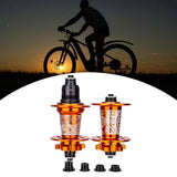 Maxbell Bicycle Front Rear Disc Brake Hubs Aluminium Alloy 32Hole Mountain Bike Hubs Orange XD