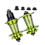 Maxbell Bicycle Front Rear Disc Brake Hubs Aluminium Alloy 32Hole Mountain Bike Hubs Green XD