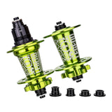 Maxbell Bicycle Front Rear Disc Brake Hubs Aluminium Alloy 32Hole Mountain Bike Hubs Green XD