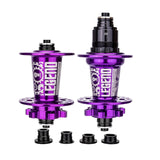 Maxbell Bicycle Front Rear Disc Brake Hubs Aluminium Alloy 32Hole Mountain Bike Hubs Purple XD