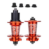 Maxbell Bicycle Front Rear Disc Brake Hubs Aluminium Alloy 32Hole Mountain Bike Hubs Red MS